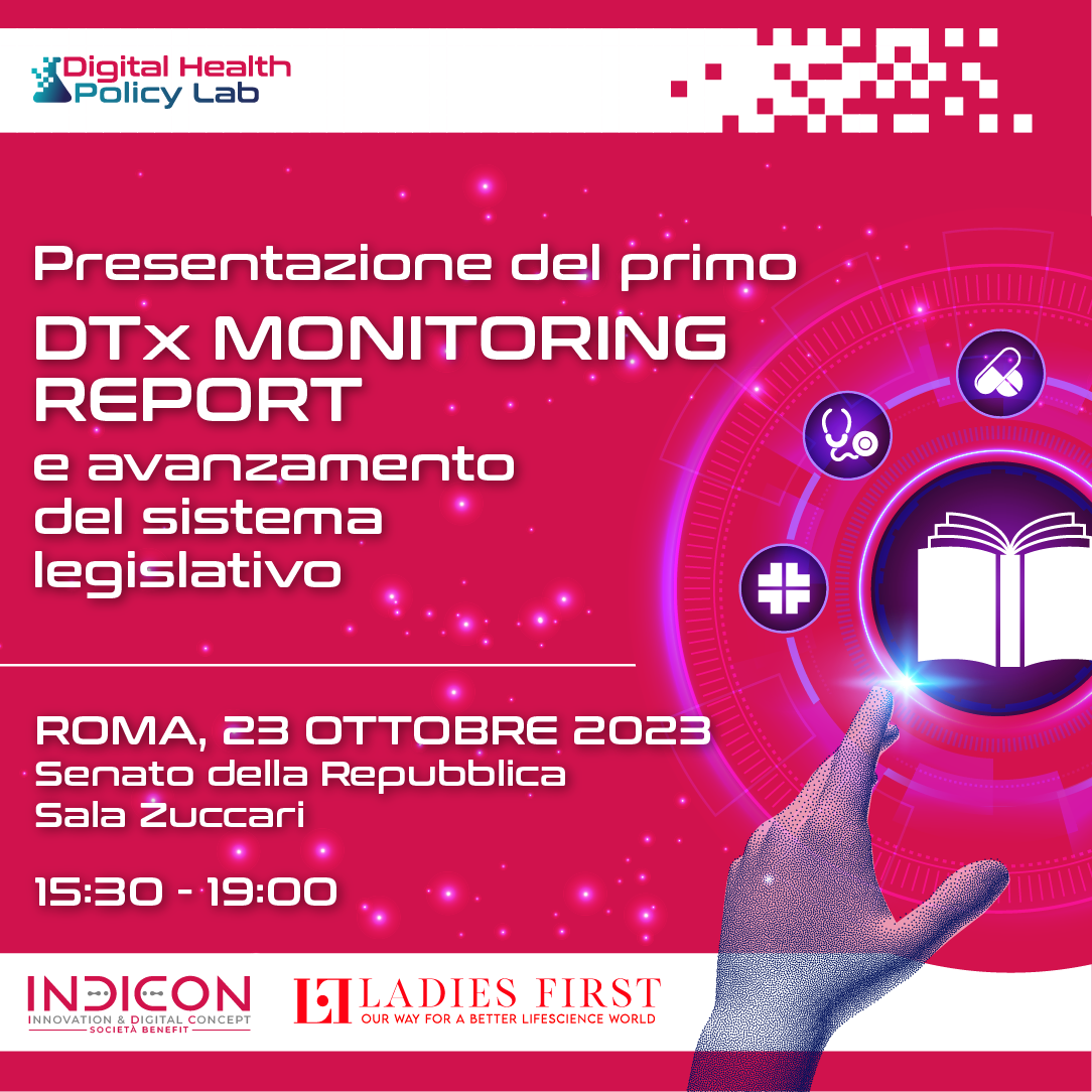 Digital Health Policy -  Presentazione del primo report DTx Monitor e avanzamento del sistema legislativo